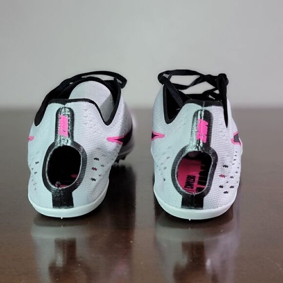 Nike Zoom Victory Elite Running Shoes Spikes White Pink Black Men\'s Size 11.5 main image 5